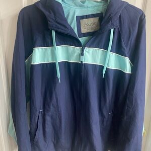 Women's Navy and Mint Jacket